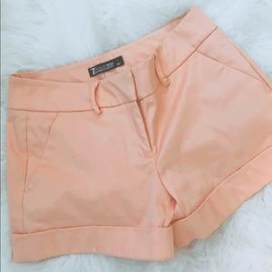 Salmon colored shorts